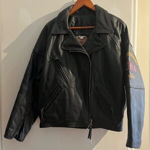Harley-Davidson Vtg. Owners Group
HOG Embroidered USA Women's
Leather Jacket M